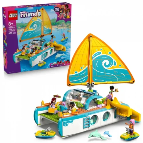LEGO Klocki Friends 42664 Przygoda na łodzi