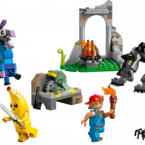 Alternative view of LEGO Klocki Fortnite 77075 Skórek i Iskra oraz obóz