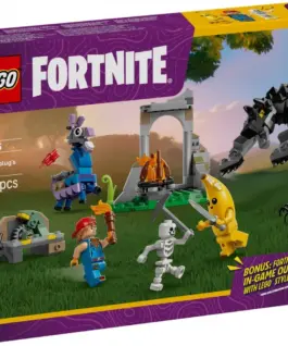 LEGO Klocki Fortnite 77075 Skórek i Iskra oraz obóz
