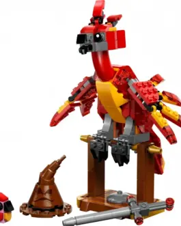 Alternative view of LEGO Klocki Harry Potter 76448 Fawkes: feniks Dumbledorea