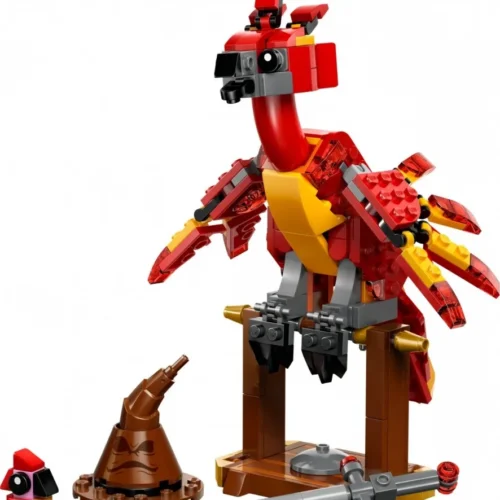 Alternative view of LEGO Klocki Harry Potter 76448 Fawkes: feniks Dumbledorea