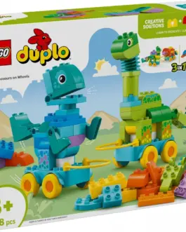 LEGO Klocki DUPLO 10451 3 w 1 Dinozaury na kółkach