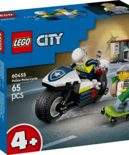 LEGO Klocki City 60455 Pościg na motocyklu policyjnym