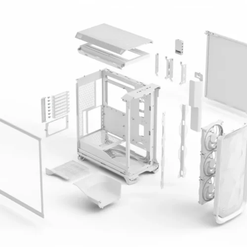 Fractal Design Meshify 3 Ambience ProRGB бял TG Clear