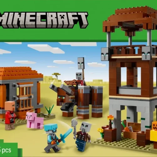 LEGO Klocki Minecraft 21278 Kryjówka rozbójników i dewastatorów