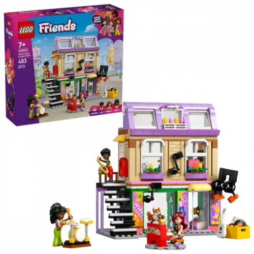 LEGO Klocki Friends 42653 Sklep muzyczny i mieszkanie