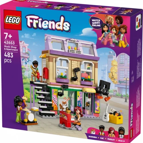 LEGO Klocki Friends 42653 Sklep muzyczny i mieszkanie
