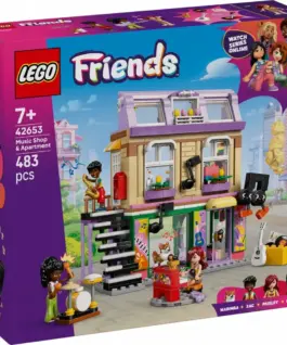 LEGO Klocki Friends 42653 Sklep muzyczny i mieszkanie