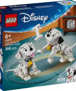 LEGO Klocki Disney 43271 101 dalmatyńczyków - Szczeniaczki Szczęściarz i Penny