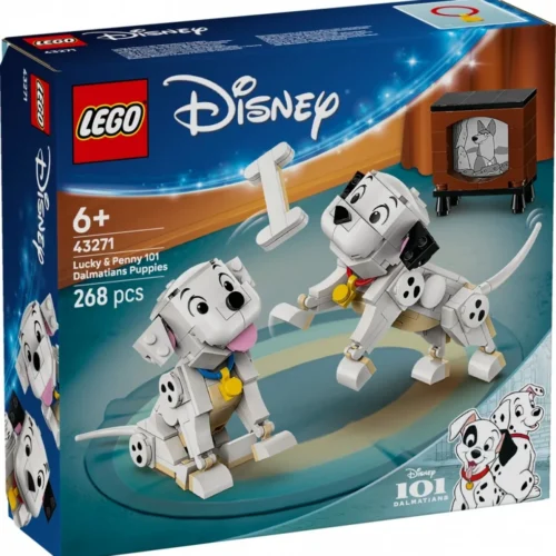 LEGO Klocki Disney 43271 101 dalmatyńczyków - Szczeniaczki Szczęściarz i Penny