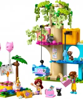 Alternative view of LEGO Klocki Friends 42666 Kocie przyjęcie urodzinowe i domek na drzewie