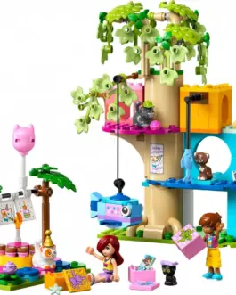Alternative view of LEGO Klocki Friends 42666 Kocie przyjęcie urodzinowe i domek na drzewie