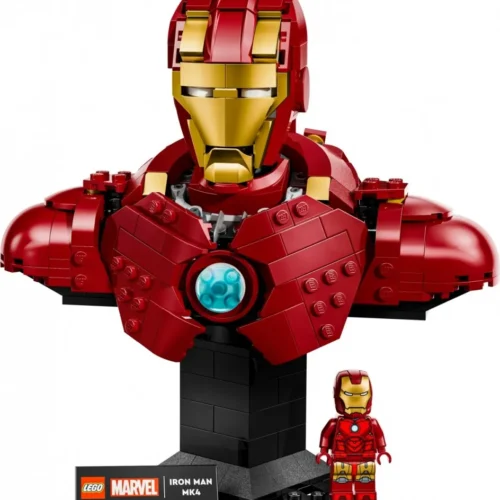 Alternative view of LEGO Klocki Super Heroes 76327 Popiersie Iron Mana MK4