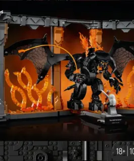 LEGO Klocki Icons 10367 Władca pierścieni: Book nook z Balrogiem