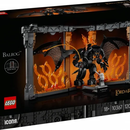 LEGO Klocki Icons 10367 Władca pierścieni: Book nook z Balrogiem