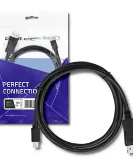 Alternative view of Qoltec Cabel Mini DisplayPort v1.1/ DisplayPort v1.1 | 1080P | 1,8m