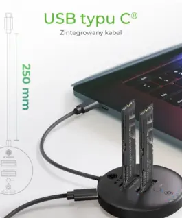 IcyBox IB-1612MCL-C31 Clone+Docking 2xNVMe