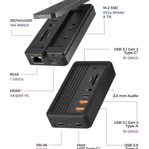 IcyBox IB-DK4072M-CU31 10in1