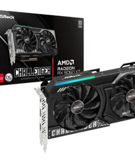 ASRock видео карта Radeon RX 9060 XT CHALLENGER 16GB GDDR6 128bit 2DP/HDMI