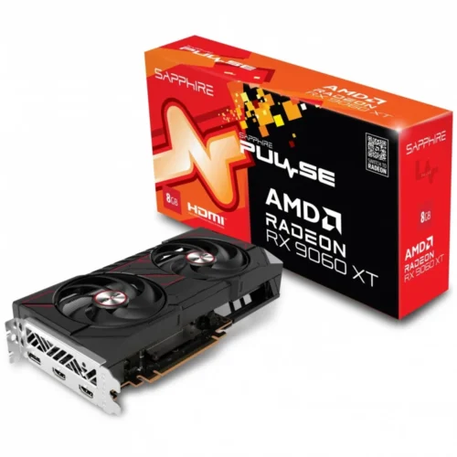 Sapphire Technology видео карта Radeon RX 9060 XT PULSE 8GB GDDR6 128bit DP/2HDMI
