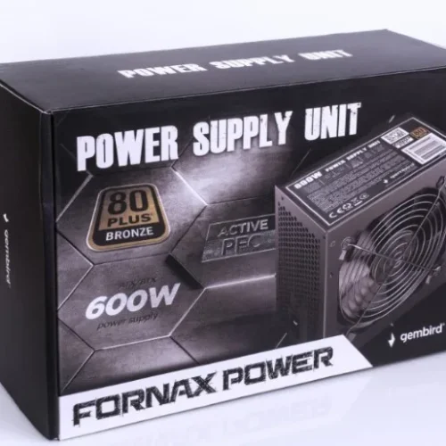 Alternative view of Gembird захранващ блок unit 600W active PFC 12 cm fan 80+Bronze color box
