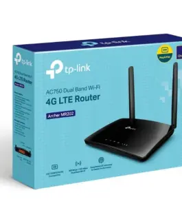 TP-LINK Router AC750 Wireless Dual Band 4G LTE Build-In 150Mbps 4G LTE Modem Archer