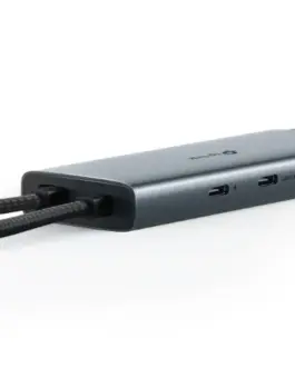 Alternative view of TP-LINK Hub USB Type-C 6-Port UH6120C 1 × USB-C Connector,1 × HDMI 4K 60Hz Port,1 × USB-C PD 100W Port,1 × RJ45