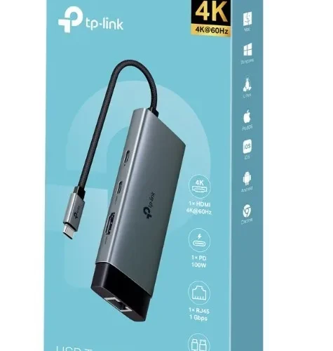 TP-LINK Hub USB Type-C 6-Port SPEC: 1 × USB-C Connector