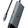 TP-LINK Hub USB Type-C 5-Port UH5020C 1 × USB-C Connector1 × HDMI 4K 60Hz Port1 × USB-C PD 100W Port2 ×
