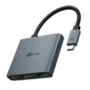 TP-LINK Hub USB Type-C 3-Port UH3020C 1 × USB-C Connector1 × HDMI 4K 60Hz Port1 × USB-C PD 100W Port1 ×