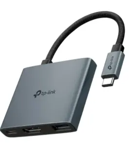 TP-LINK Hub USB Type-C 3-Port UH3020C 1 × USB-C Connector1 × HDMI 4K 60Hz Port1 × USB-C PD 100W Port1 ×