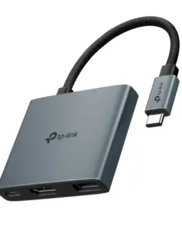 TP-LINK Hub USB Type-C 3-Port UH3020C 1 × USB-C Connector1 × HDMI 4K 60Hz Port1 × USB-C PD 100W Port1 ×