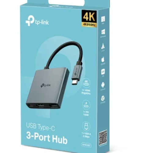 TP-LINK Hub USB Type-C 3-Port SPEC: 1 × USB-C Connector
