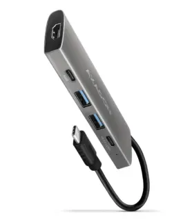 AXAGON HMC-5G21 10Gbps hub 5in 1 HDMI + 2x USB-A/USB-C