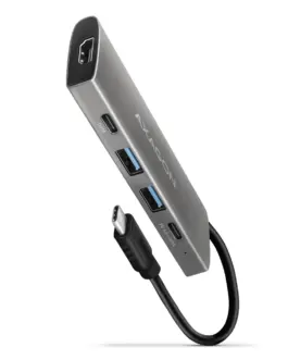 AXAGON HMC-5G21 10Gbps hub 5in 1 HDMI + 2x USB-A/USB-C