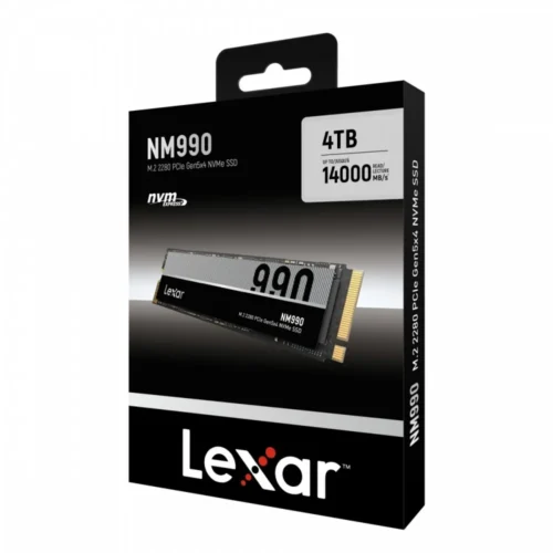 Alternative view of Lexar SSD NM990 4TB Gen5 14000/11000