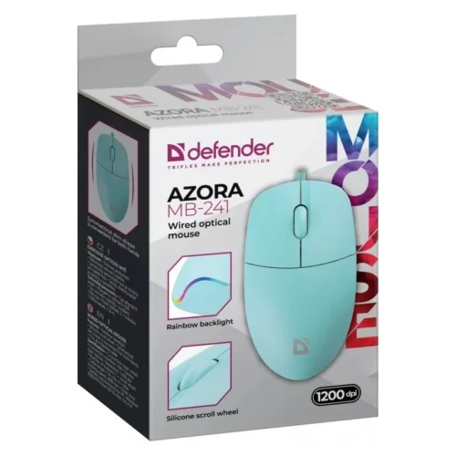 Defender WIчервен MOUSE AZORA MB-24 1 1200 DPI MINT