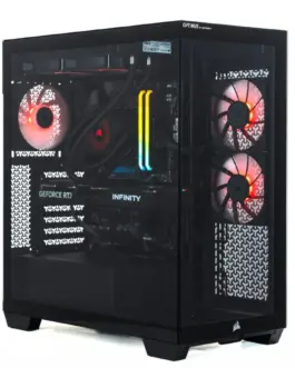 OPTIMUS Компютър E-Sport GB550T-CR8 Ryzen 7 5800X/16GB/1TB/RTX 5060 Ti 16GB/W11H