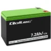 Qoltec AGM battery 12V 7.2Ah, max. 108A