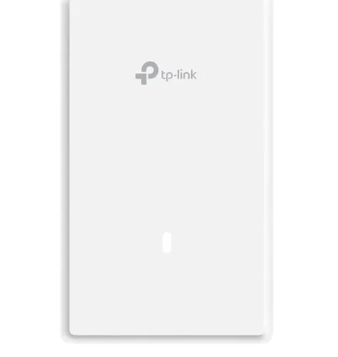 Alternative view of TP-LINK Omada BE3600 EAP725-WALL Wall-Plate Dual-Band Wi-Fi7 Access Point PORT: Uplink: 1× 2.5G RJ45 Port, Downlink: 1× 2.5G RJ45 Port +2× 1G RJ45 Port