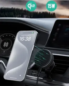 Alternative view of AUKEY HD-MC13A Qi2 15W 3A Cooling Wireless зарядно