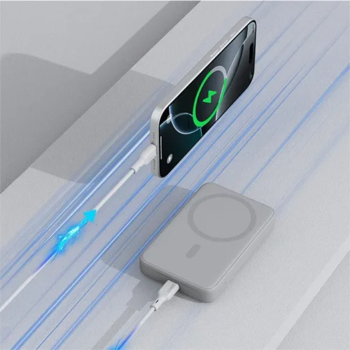 AUKEY PB-MS04 бял Qi2 външна батерия 10000mAh 20W| MagSafe PD