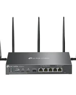 TP-LINK Omada 4G+ Cat6 AX3000 Gigabit VPN Gate with 4-Port PoE+PORT: 1× Gigabit SFP WAN/LAN Port 1× Gigabit RJ45 WAN Port 4× Gigabit WAN/LAN