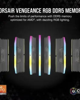 Alternative view of Corsair памет DDR5 Vengeance RGB 48GB/6000 (2x24GB) CL30
