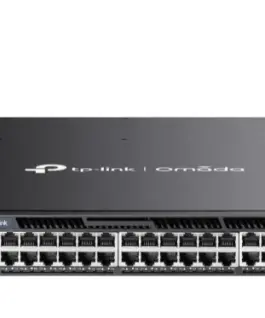 TP-LINK Switch Omada 48-Port Gb Stacкабел Lite L3 Managed with 4 PORT: 24× Gigabit RJ45 Ports 4× 10G SFP+ Slots RJ45/USB Type C Console Port
