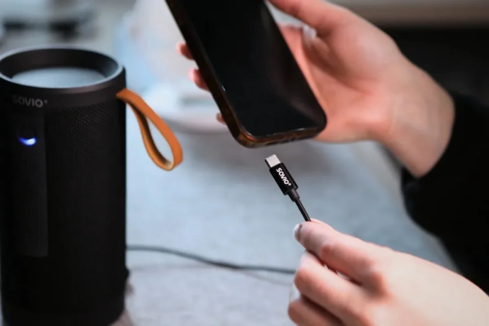 Savio USB-C to mini-Jack кабел SAVIO