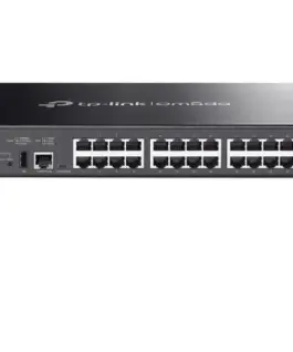 TP-LINK Switch managment Omada 24-PortGb Stacкабел Lite L3 SG5428X 24× Gigabit RJ45 Ports 4× 10G SFP+ Slots RJ45/USB Type C Console