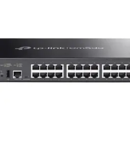TP-LINK Switch managment Omada 24-PortGb Stacкабел Lite L3 SG5428X 24× Gigabit RJ45 Ports 4× 10G SFP+ Slots RJ45/USB Type C Console