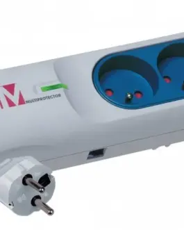 Lestar Listwa przeciwprzepięciowa LFT-2001A, 3L EMI/RFI, 2.5m, szara