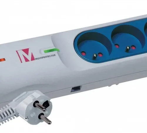 Lestar Listwa przeciwprzepięciowa LFT-2001A, 3L EMI/RFI, 2.5m, szara